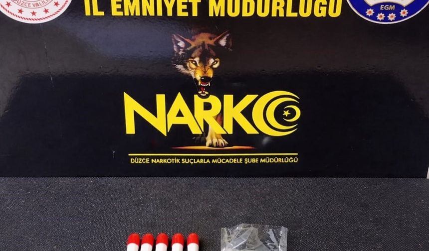 Düzce'de uyuşturucu operasyonunda 1 tutuklama