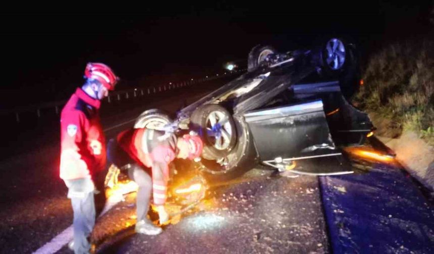 İzmir-İstanbul Otoyolu'nda trafik kazası: 4 yaralı
