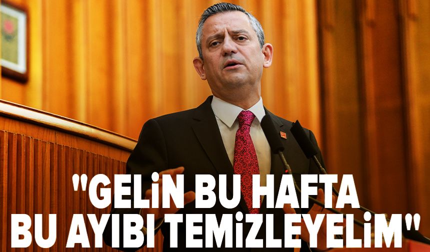 Özgür Özel'den yeni yılın ilk grup toplantısı