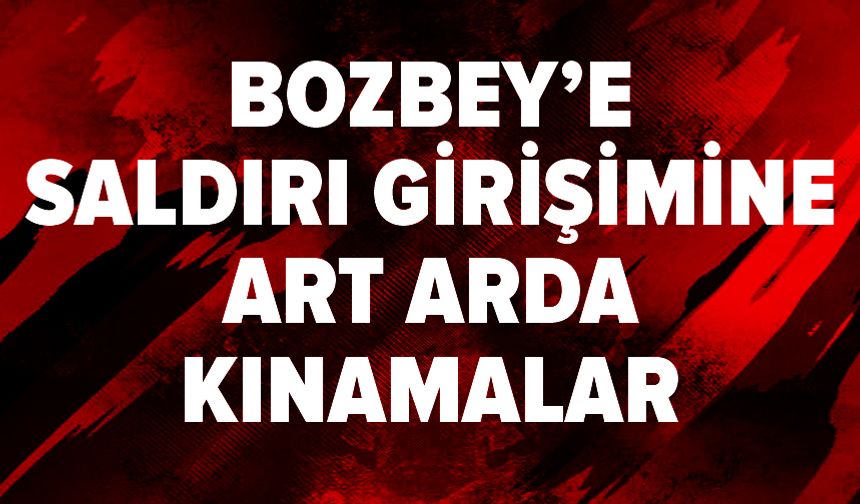 CHP Bursa'dan Bozbey'e saldırı girişimine kınama