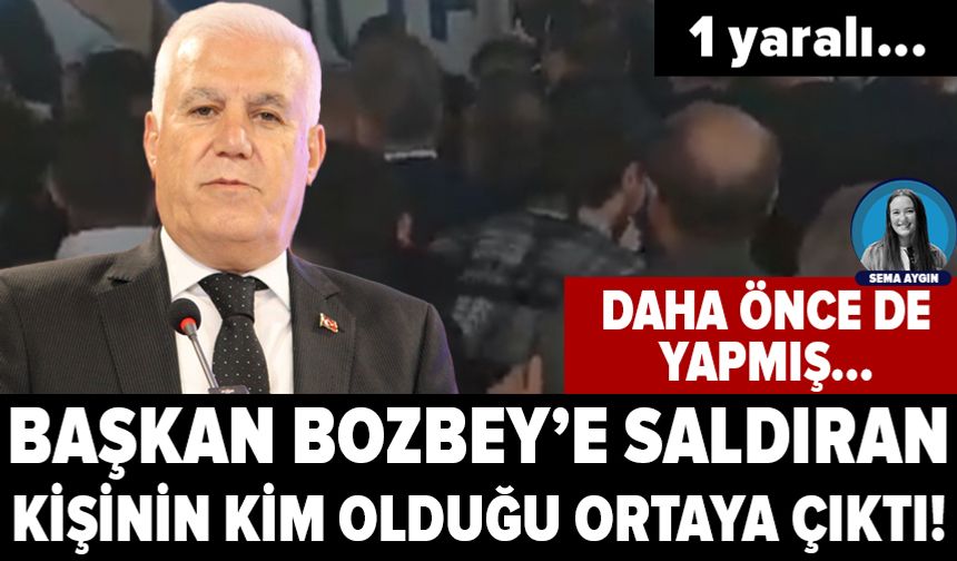 Bursa Büyükşehir Belediye Başkanı Bozbey'e saldırı girişimi!