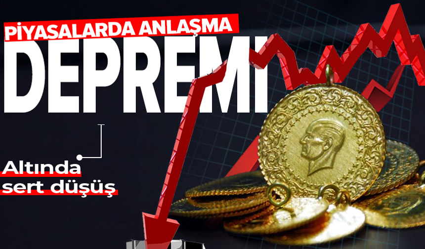 ABD-İran anlaşması sonucu altın çakıldı