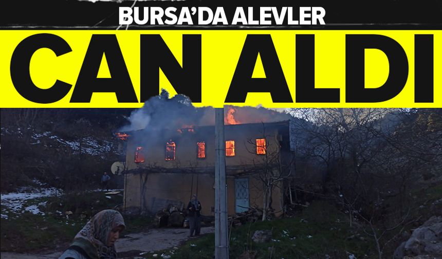 Bursa'da yaşlı kadın evinde çıkan yangında hayatını kaybetti