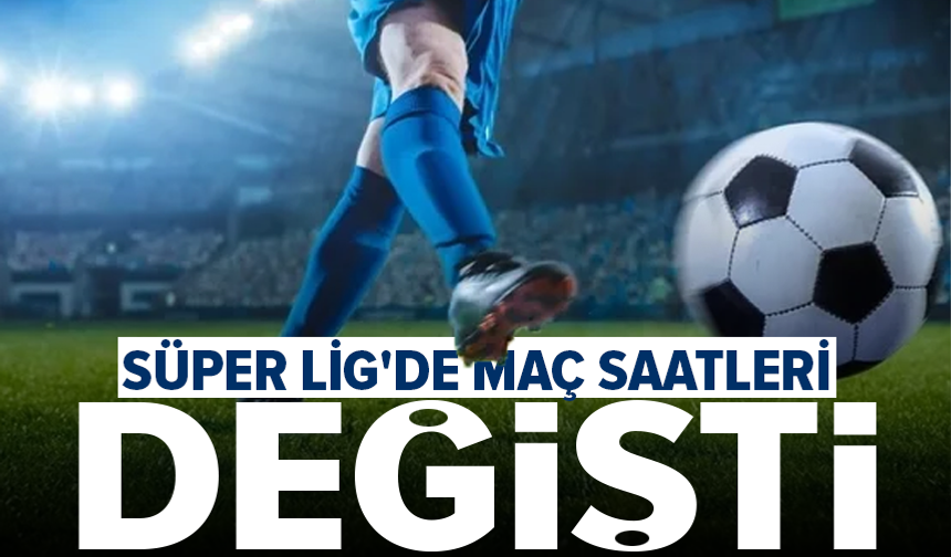 Süper Lig'de 23. hafta programına 'Ramazan' düzenlemesi