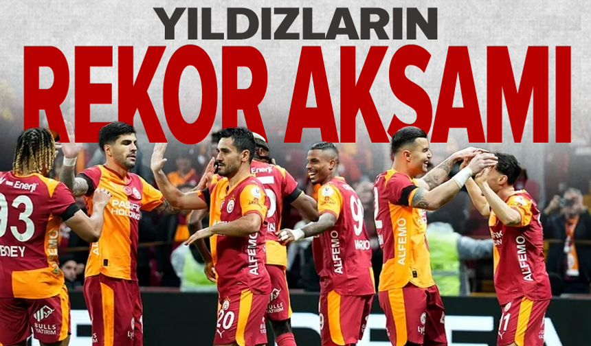 Galatasaray’dan 55 puan, 55 gol