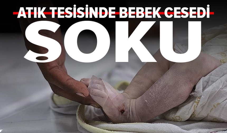 Çöp ayrıştırma bandında yeni doğmuş bebek cesedi bulundu