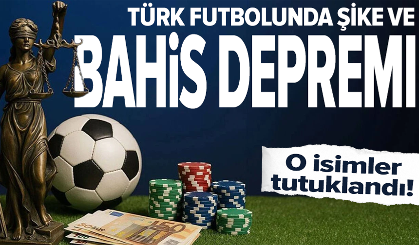 İstanbul merkezli "şike ve bahis" operasyonunda yakalanan 4 şüpheli tutuklandı