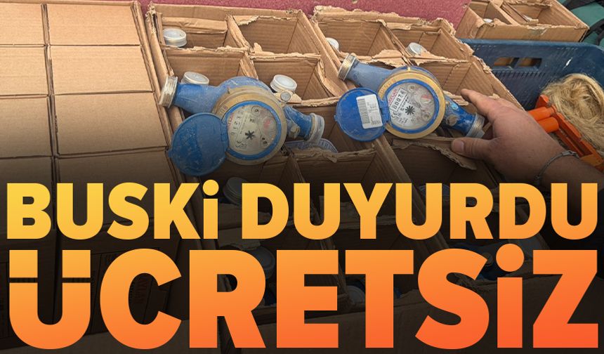 Bursa'da eskiyen sayaçlar ücretsiz değiştiriliyor