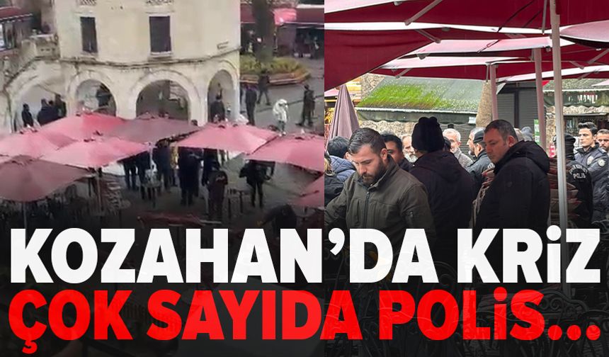 Kozahan’da masa krizi büyüdü: Zabıta ile esnaf arasında gerginlik çıktı