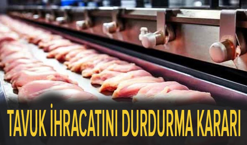Bakanlık harekete geçti! Tavuk ihracatını durdurma kararı