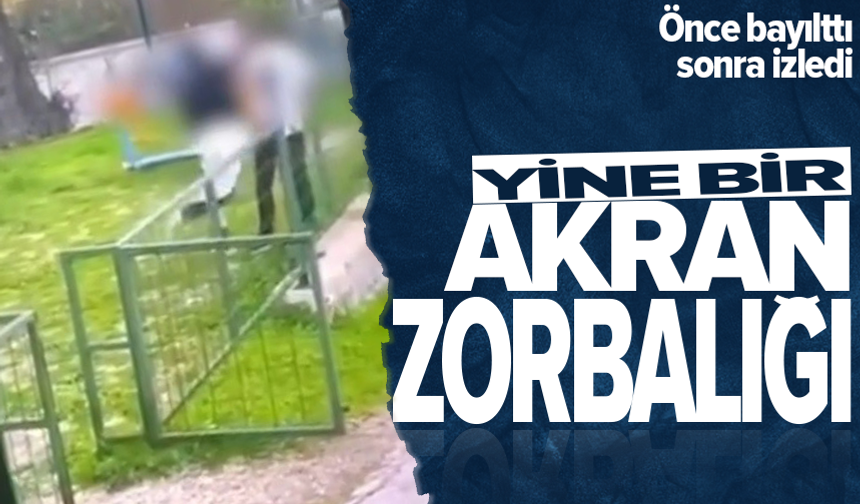 Çocuğu feci şekilde darbederek bayılttı