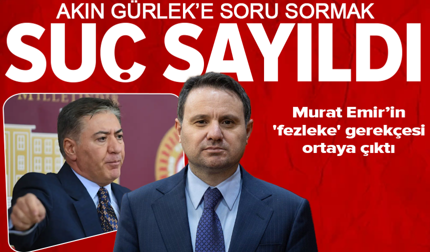 Murat Emir’e TBMM’den dokunulmazlık fezlekesi
