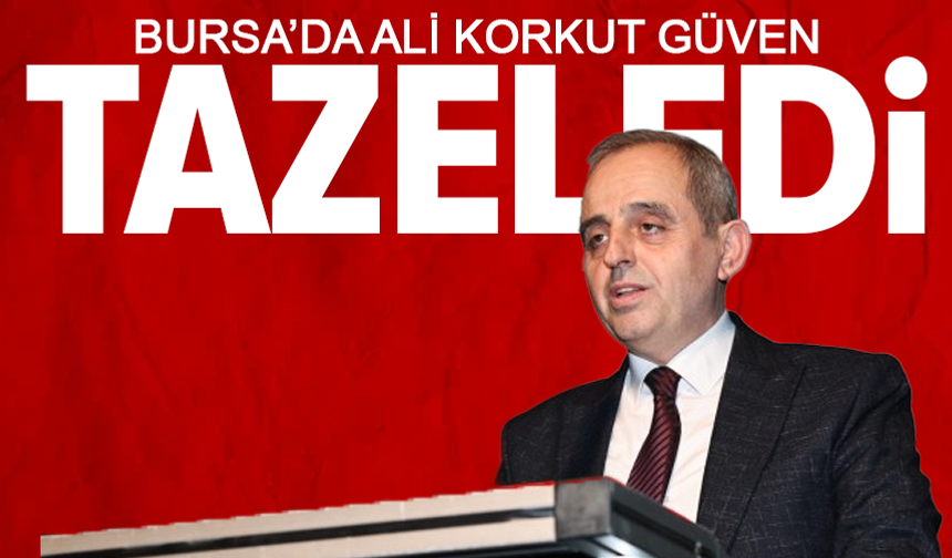 Bursa Lozan Mübadilleri Kültür ve Dayanışma Derneği’nde Ali Korkut güven tazeledi