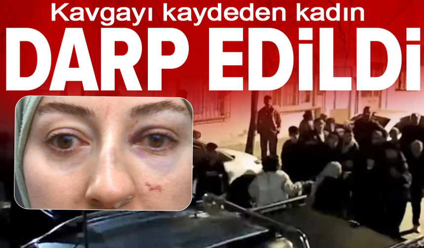 Yol verme kavgasını çekmek isteyen kadın darp edildi: 2 yaralı