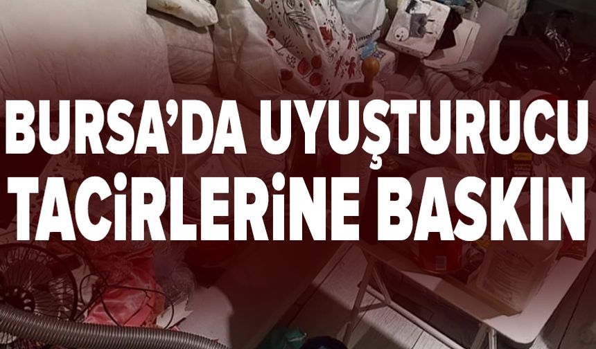 Bursa'da uyuşturucu operasyonu: 2 tutuklama