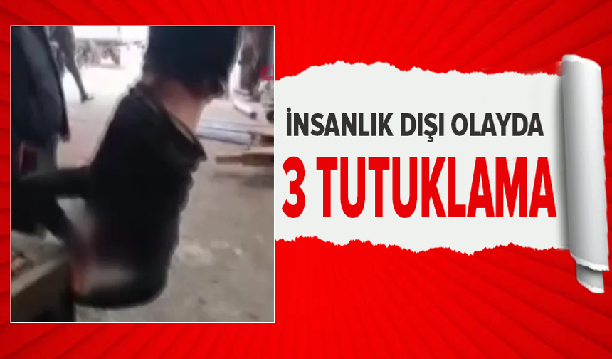 Zihinsel engelli çalışanı vince astılar: 3 şüpheli tutuklandı