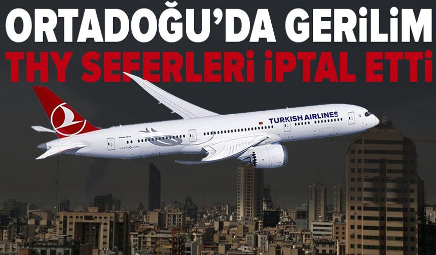 Türk Hava Yolları, 10 ülkeye uçak seferlerini iptal etti