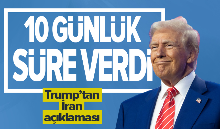 Donald Trump, İran'la anlaşma için süre verdi