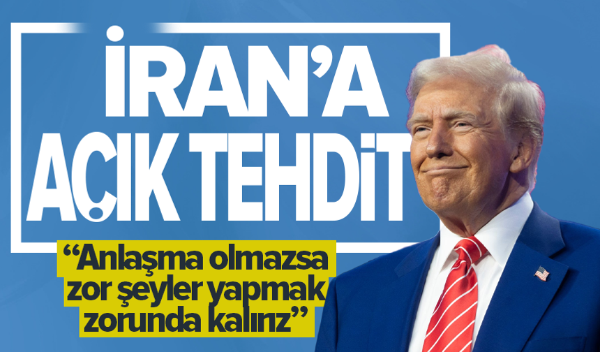 Orta Doğu'da gerilim tırmanıyor! Trump'tan yeni tehdit