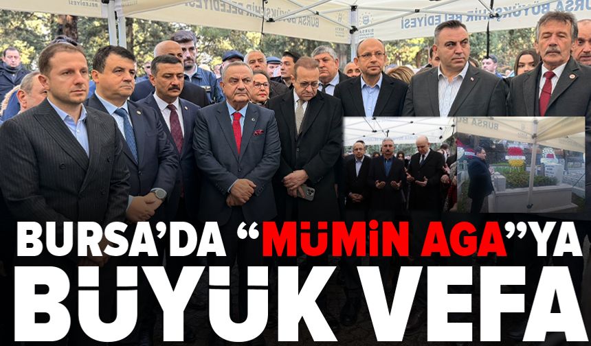 Mümin Gençoğlu vefatının 33. yılında Bursa'da kabri başında anıldı