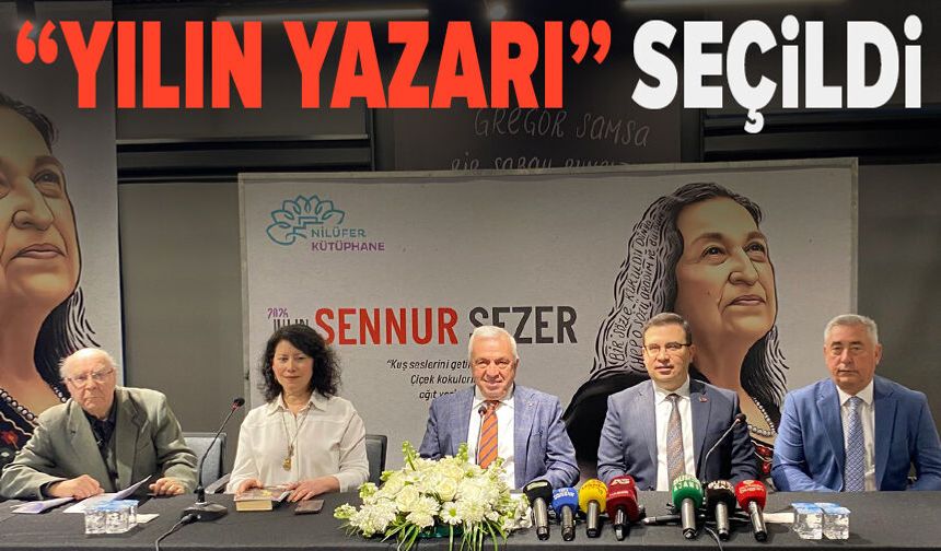 Sennur Sezer Nilüfer’de “Yılın Yazarı” seçildi