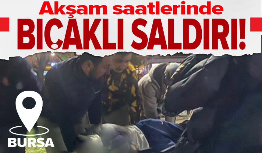 Mudanya'da bıçaklı saldırı