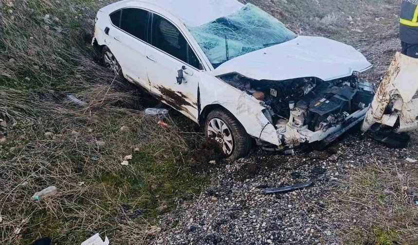 Bingöl'de trafik kazası: 1 yaralı
