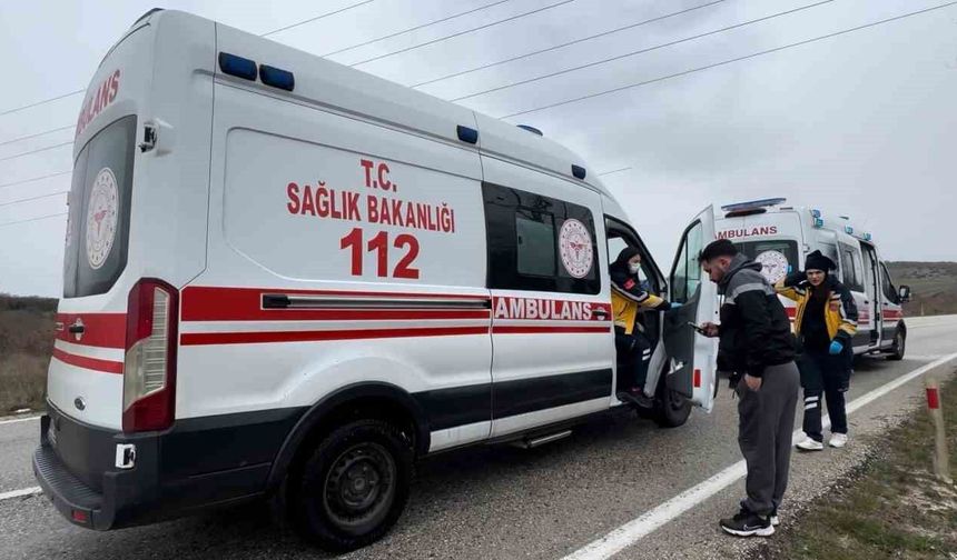 Edirne'de trafik kazası: 3 yaralı