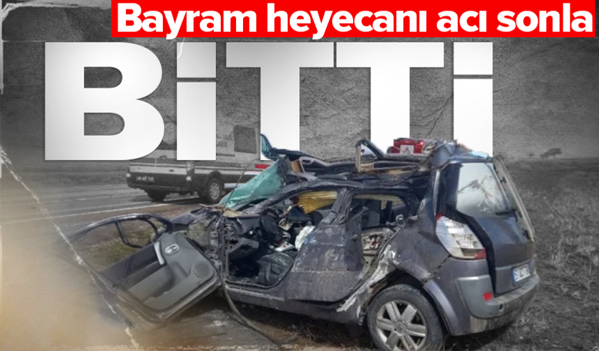 Anne-baba kazada can verdi, 4 çocuğu yaralı