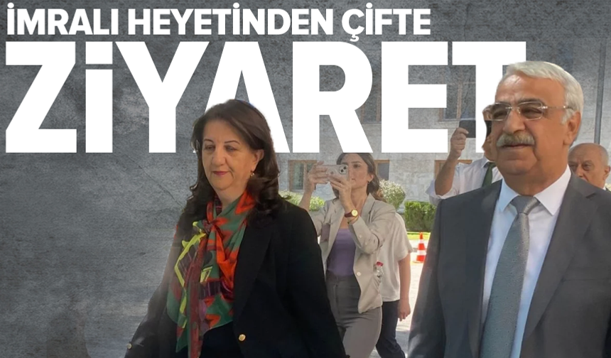 DEM Parti İmralı heyetinden Çiftçi ve Gürlek'e ziyaret