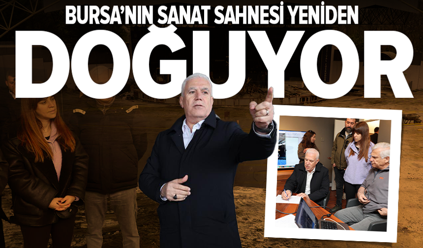 Bursa'da Kültürpark Açıkhava Tiyatrosu yenileniyor!