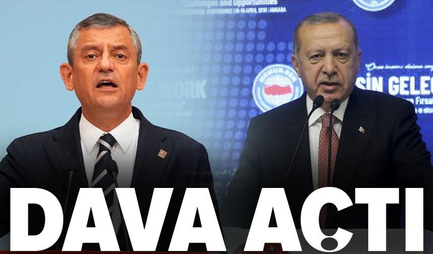 Cumhurbaşkanı Erdoğan, Özgür Özel'e manevi tazminat davası da açtı