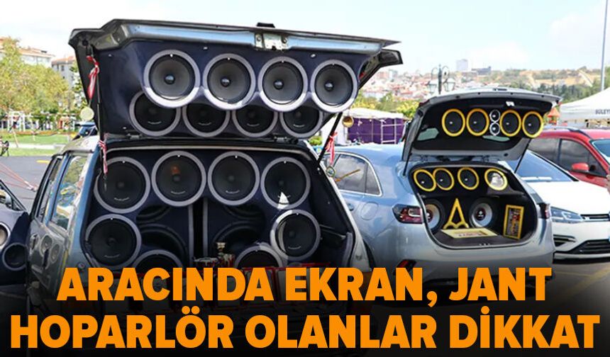 Aracında ekran, jant, hoparlör olanlar dikkat, çalıştay yapıldı