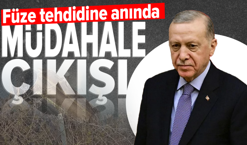 Erdoğan'dan düşürülen füzeyle ilgili açıklama