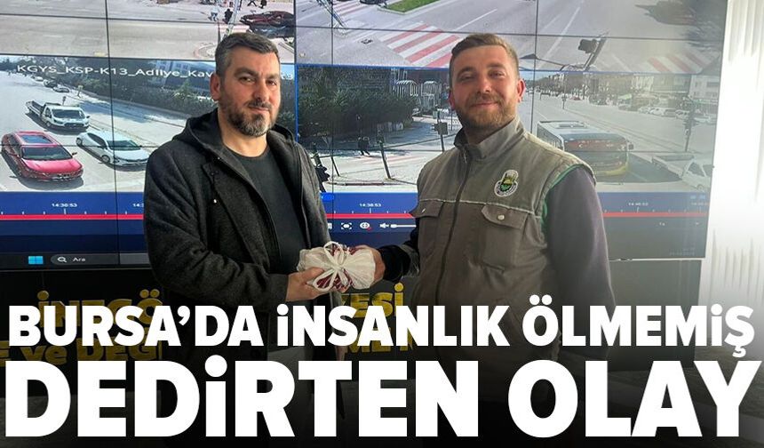 İnegöl Belediyesi Personelinden Örnek Davranış