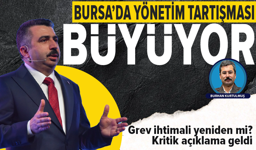 Olaylı Meclis sonrası sert çıkış: “Bursa’nın sorunu yönetememek”