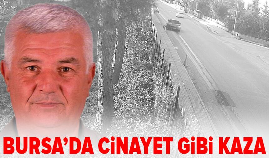 Bursa'da cinayet gibi kaza güvenlik kamerasında