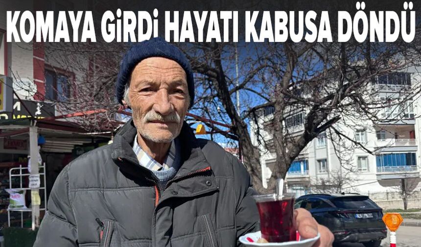 Komaya girdi hayatı kabusa döndü: 34 yıldır ağzına su süremiyor