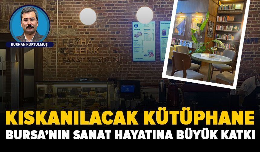 Bursa'yı sevindiren haber: Tayyare’de sanatla dolu bir kütüphane