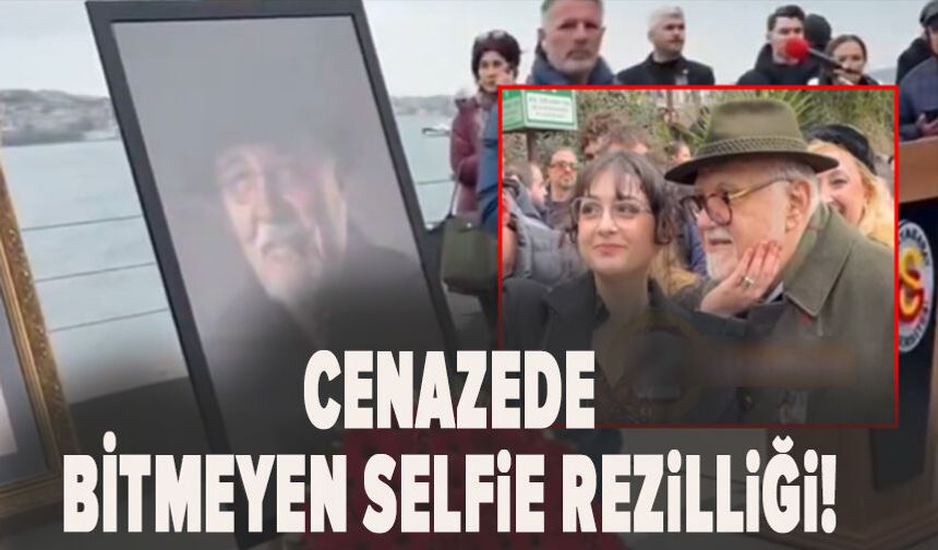 Cenazede bitmeyen selfie rezilliği!