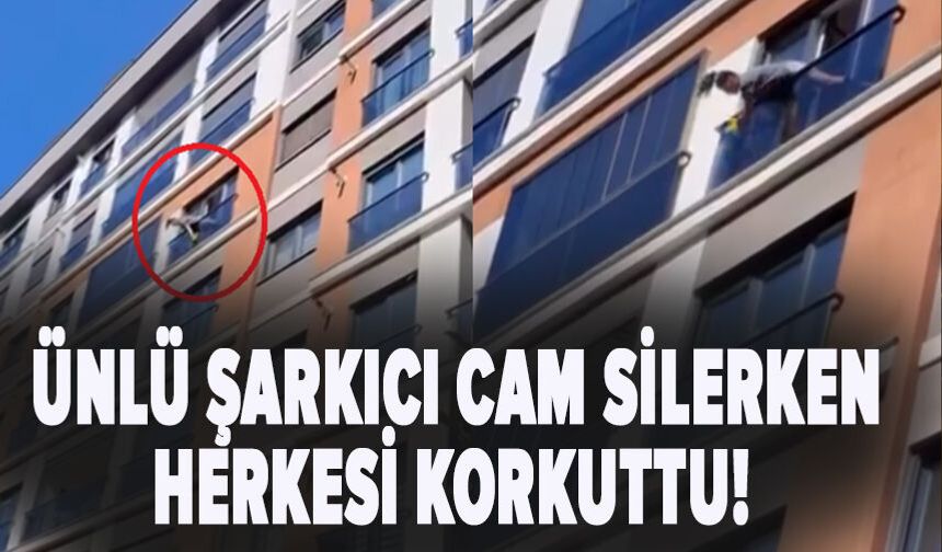 Hatice cam silerken komşuları korkuttu!