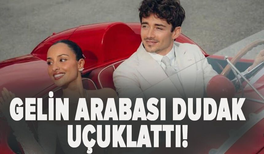 Gelin arabası dudak uçuklattı!