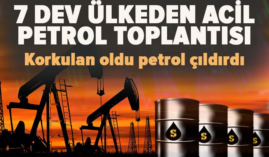 7 dev ülkenin ekonomi bakanlarından acil petrol toplantısı