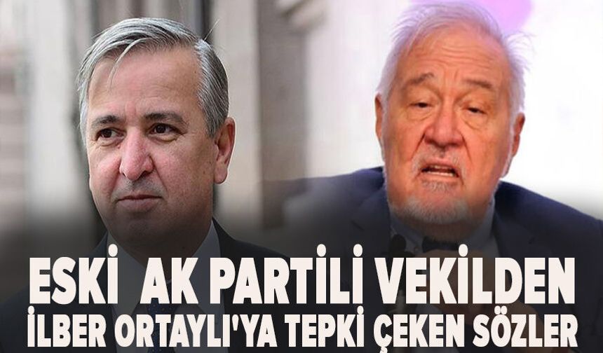 Eski AK Partili vekilden İlber Ortaylı'ya tepki çeken sözler