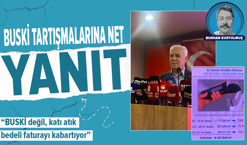 Mustafa Bozbey’den su faturası tepkilerine tabloyla yanıt