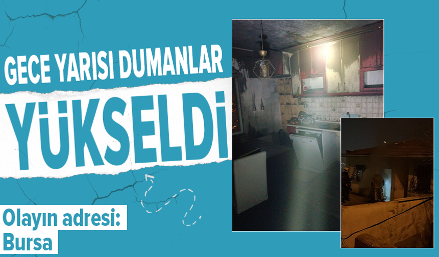 Bursa'da korkutan yangın!