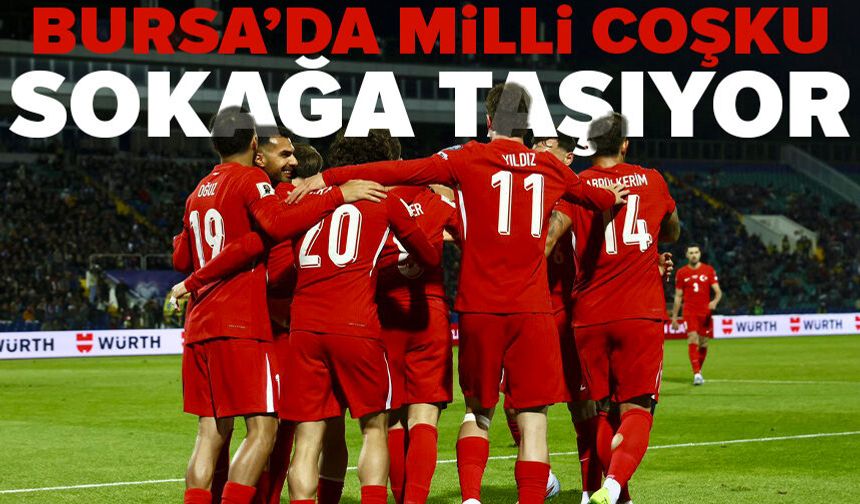 Milli maç heyecanı Nilüfer’de yaşanacak