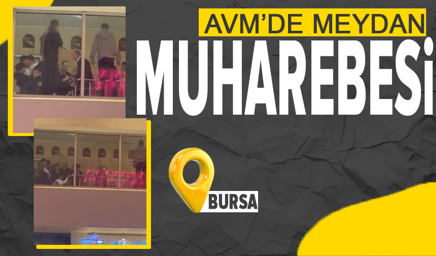 Vatandaşlar sinemada film izler gibi yemek katından kavgayı izledi