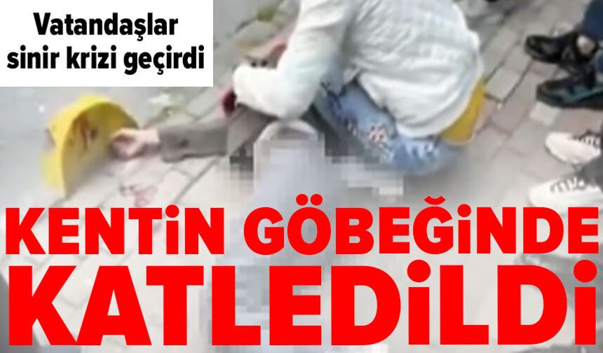 İstanbul'un göbeğinde kadın cinayeti!