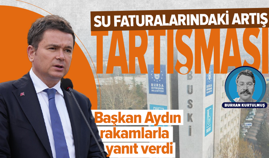 Erkan Aydın’dan su faturası tartışmasına yanıt: “Artışın sebebi katı atık bedeli değil”